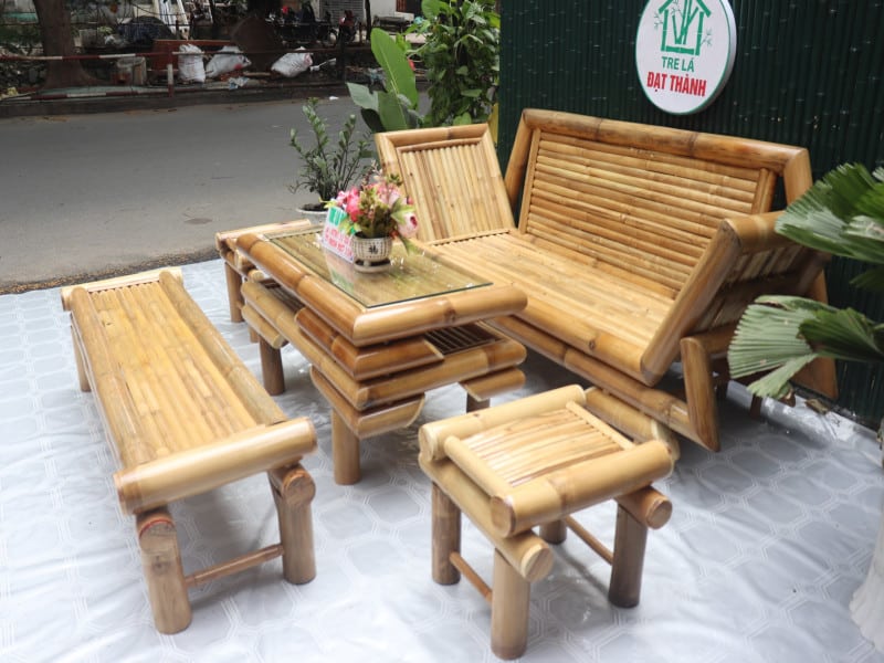 Ghế Tre Dài - GTD007